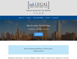Charlotte Lawyer Website Development