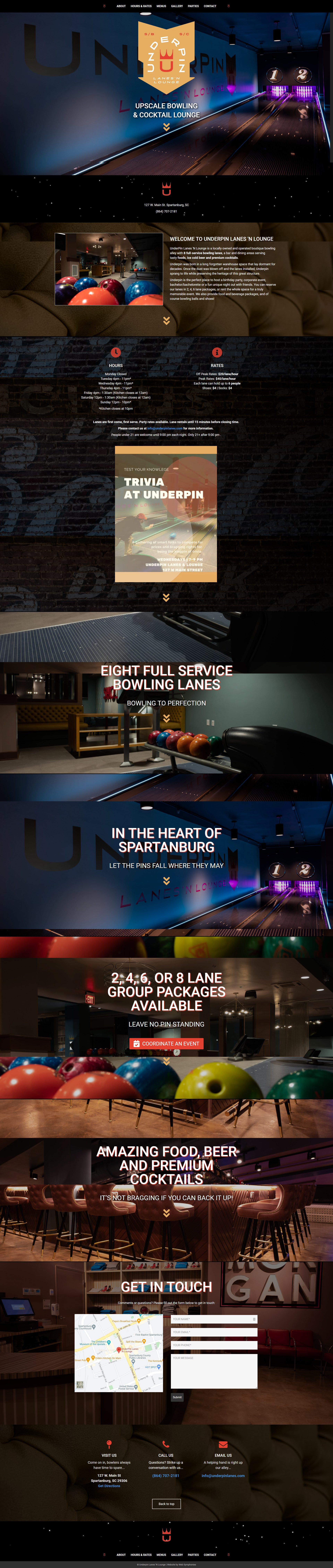 Underpin Lanes - Bowling Alley
